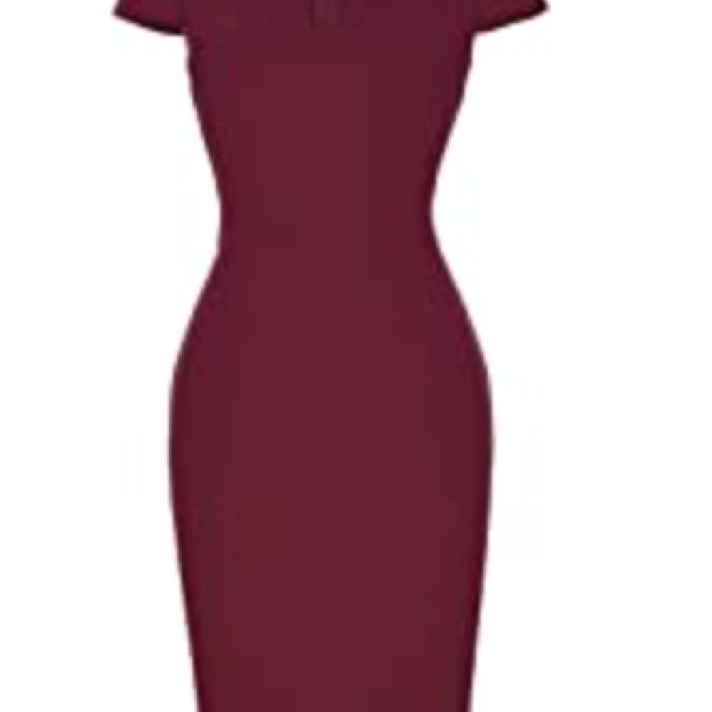 Vintage Cocktail Dress Cap Sleeve Dress